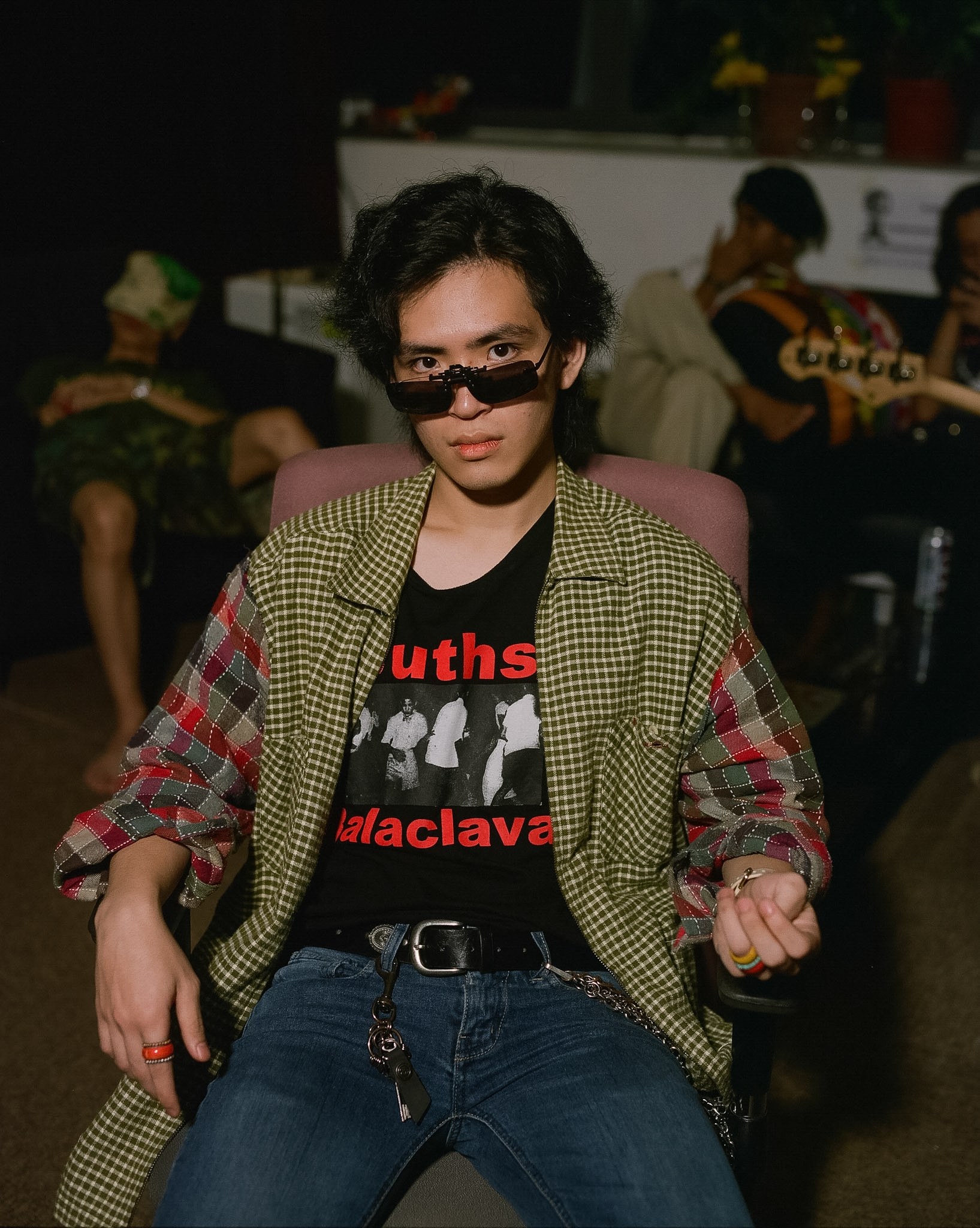 Michael seated in the studio.